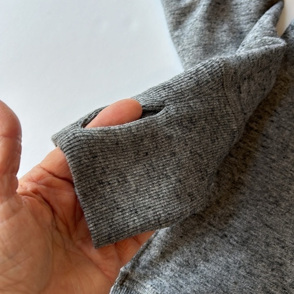 Athleta Heathered Gray Sweatshirt - Picture 4 of 9